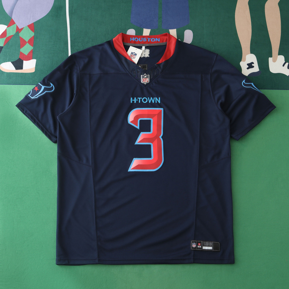 2425 Houston Texans dark blue 3th generation 3#DELL