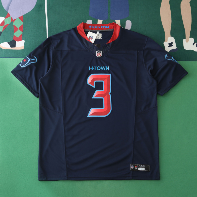 2425 Houston Texans dark blue 3th generation 3#DELL