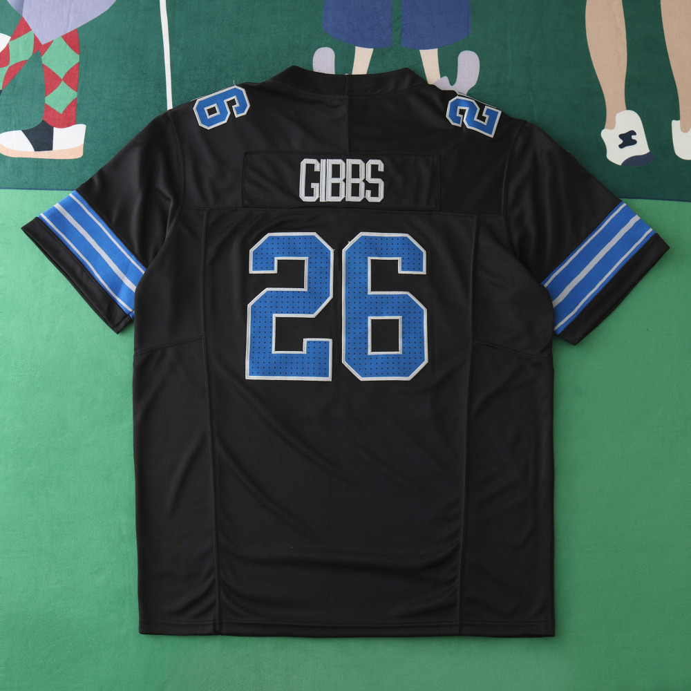 2425 Detroit Lions black 3th generation 26#GIBBS