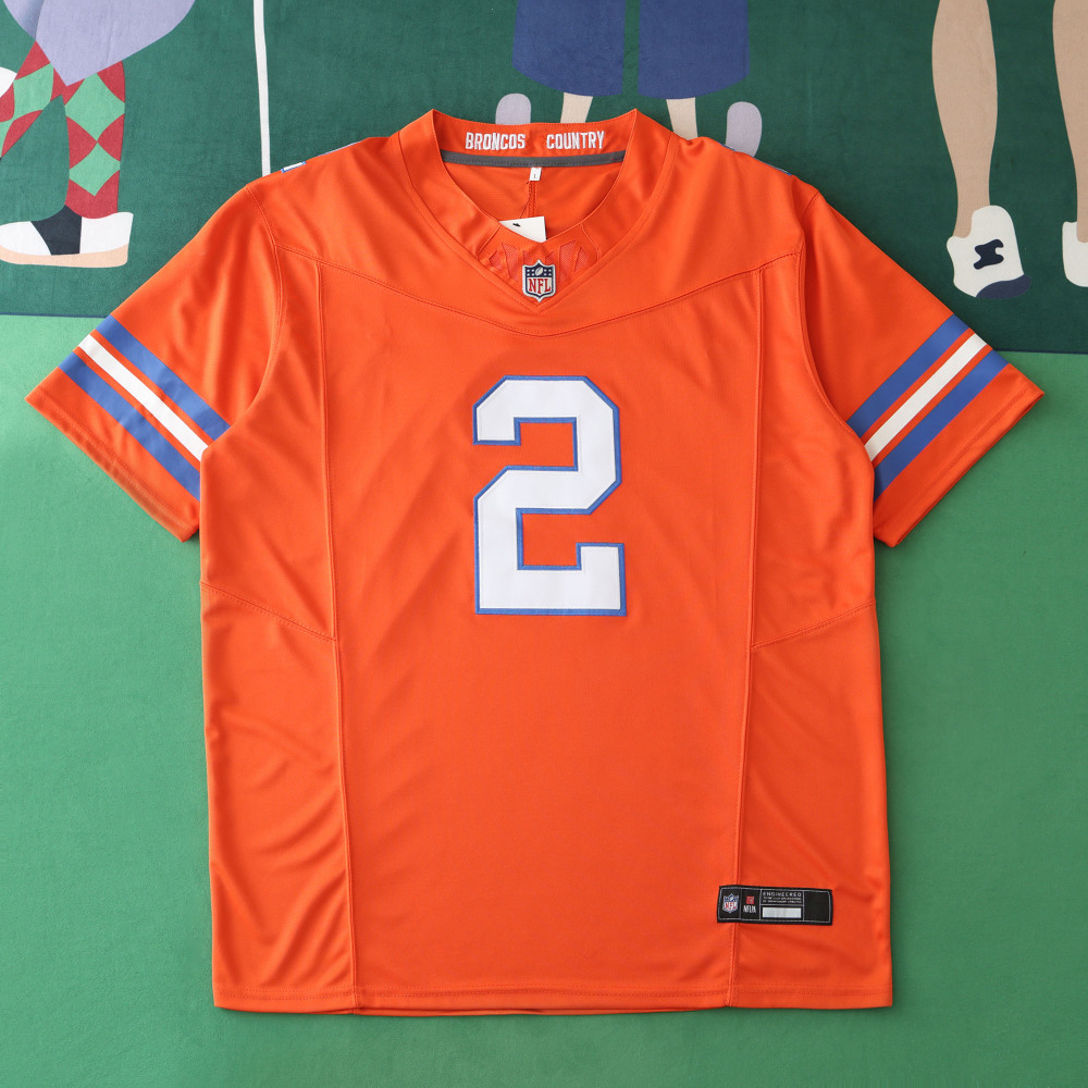 2425 Denver Broncos orange 3th generation 2#SURTAINII