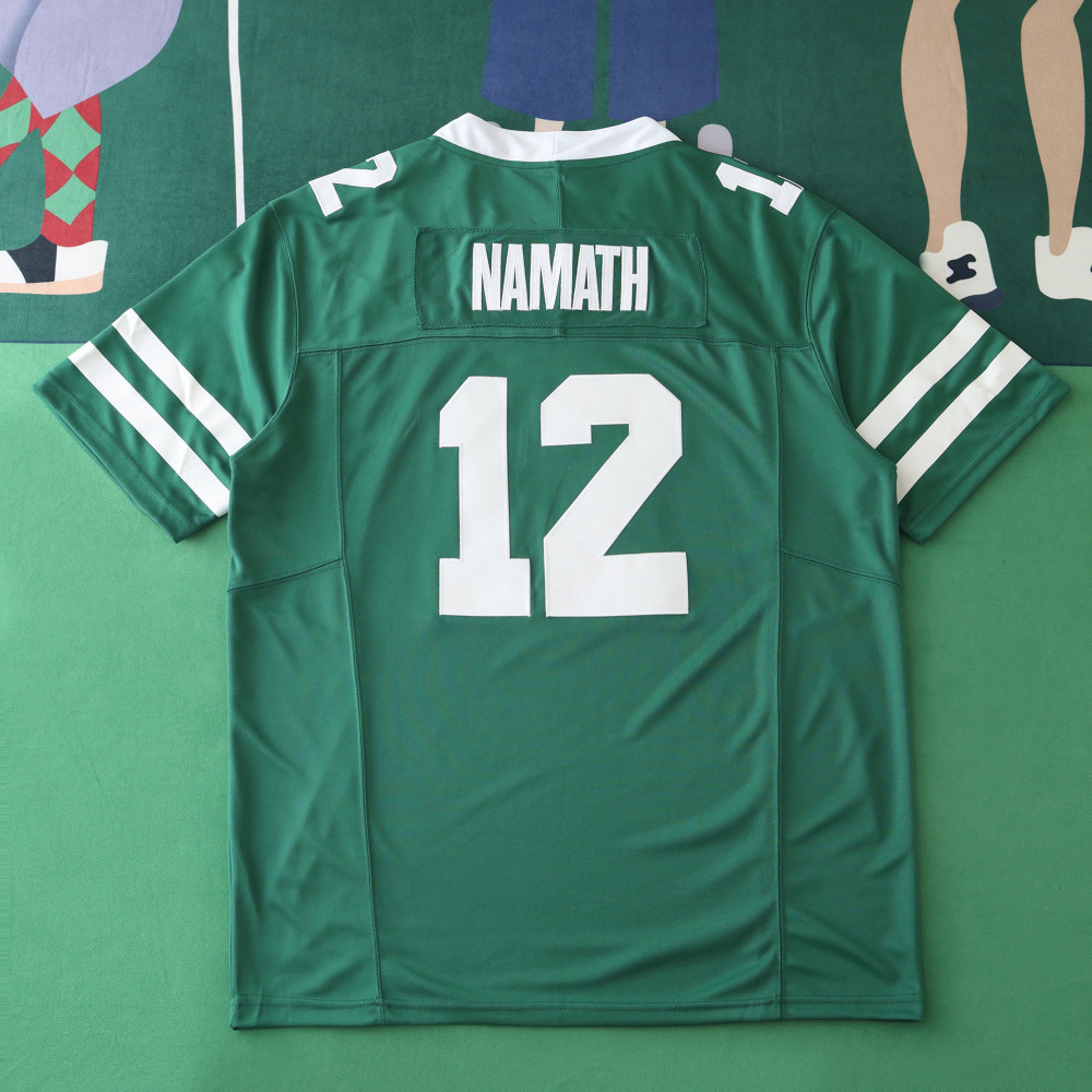 2425  New York Jets green 3th generation 12#NAMATH