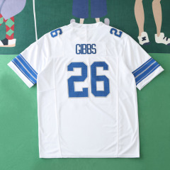 2425 Detroit Lions white 3th generation 26#GIBBS