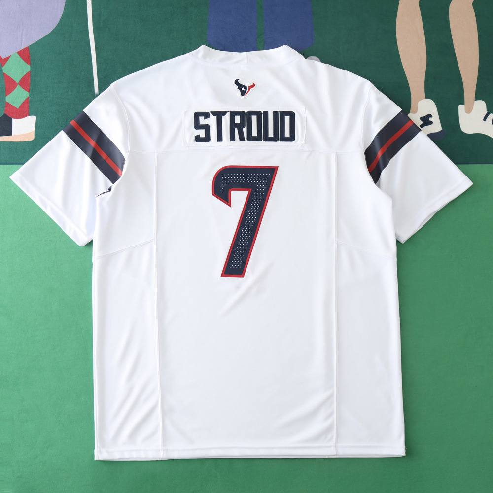 2425 Houston Texans white 3th generation 7#STROUO