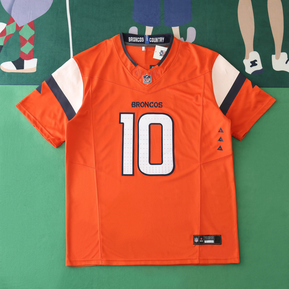 2425 Denver Broncos orange 3th generation 10#NIX