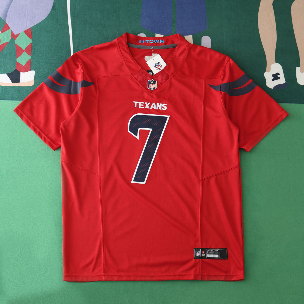 2425 Houston Texans red 3th generation 7#STROUO