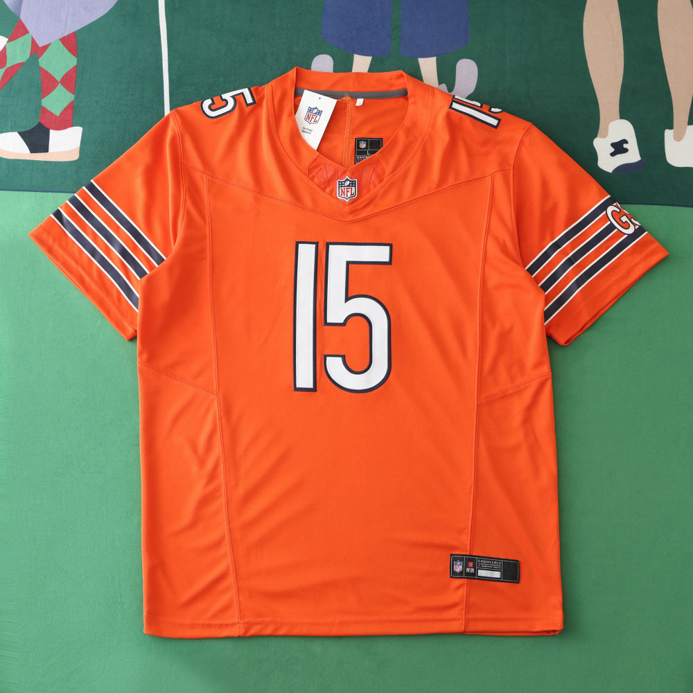 2425  Chicago Bears orange 3th generation 15#ODUNZE