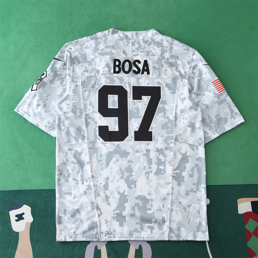 2024 NFL San Francisco 49ers Tribute Version 97#BOSA