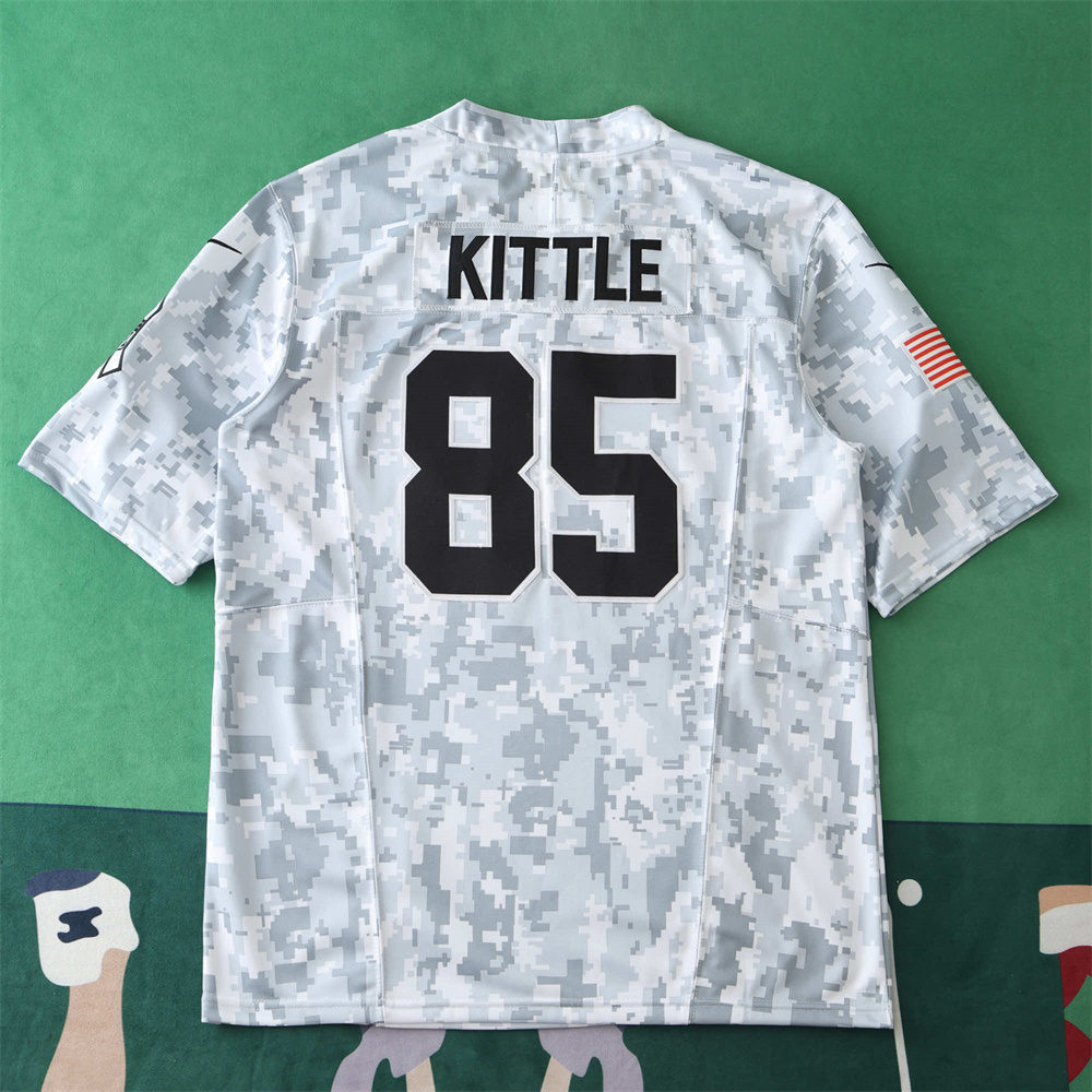 2024 NFL San Francisco 49ers Tribute Version 85#KITTLE