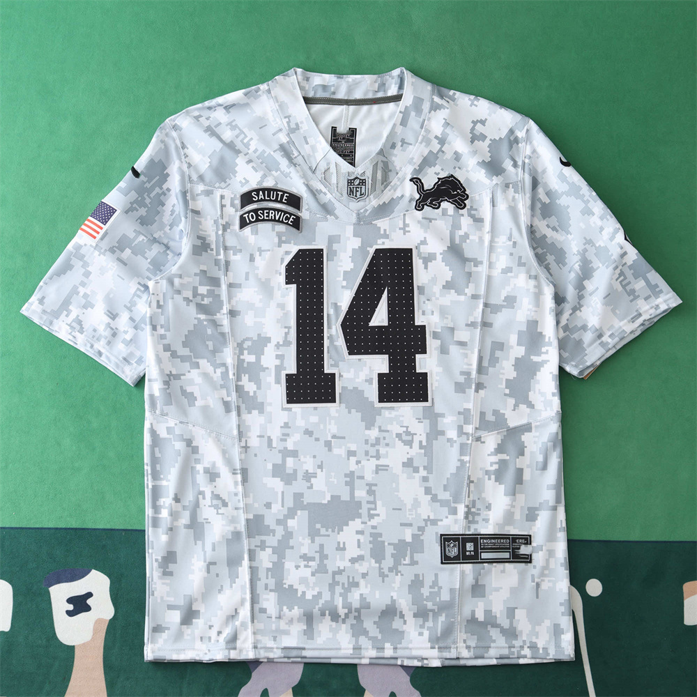 2024 NFL Detroit Lions Tribute Version 14#STBROWN