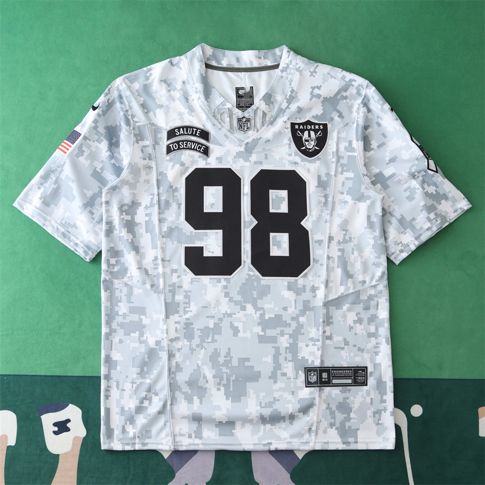 2024 NFL Las Vegas Raiders Tribute Version 98#CROSBY