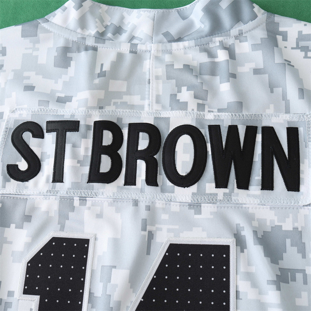 2024 NFL Detroit Lions Tribute Version 14#STBROWN