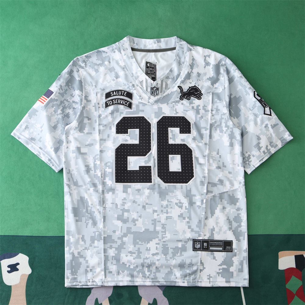 2024 NFL Detroit Lions Tribute Version 26#GIBBS