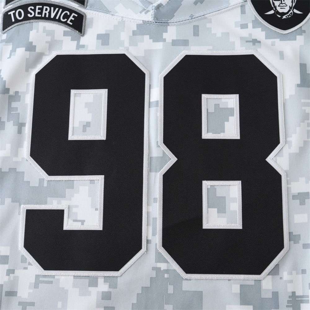 2024 NFL Las Vegas Raiders Tribute Version 98#CROSBY