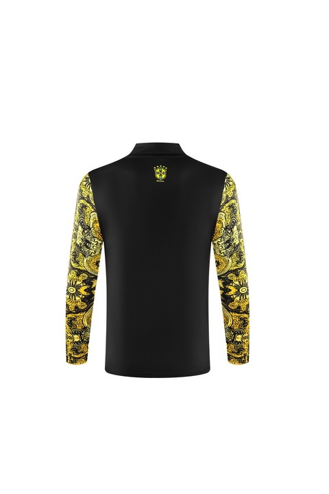2425 Brazil Jesus yellow Training suit set