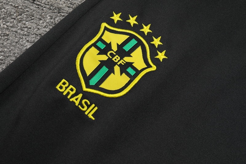 2425 Brazil Jesus yellow Training suit set