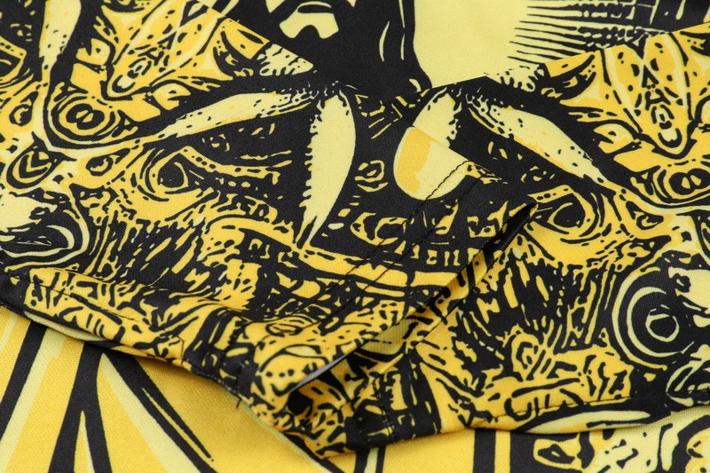 2425 Brazil Jesus yellow Training suit set