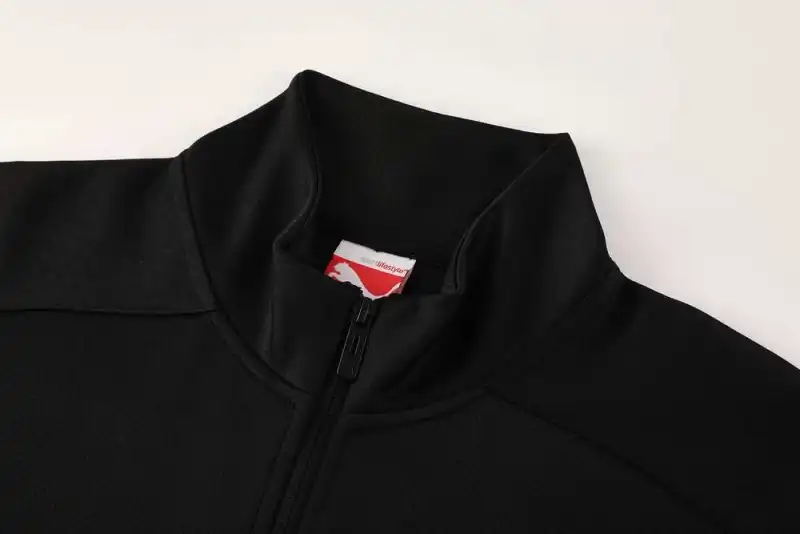 2425 Borussia Dortmund black Long zipper jacket set
