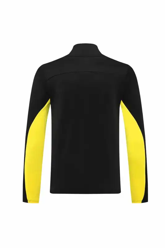 2425 Borussia Dortmund black Long zipper jacket set