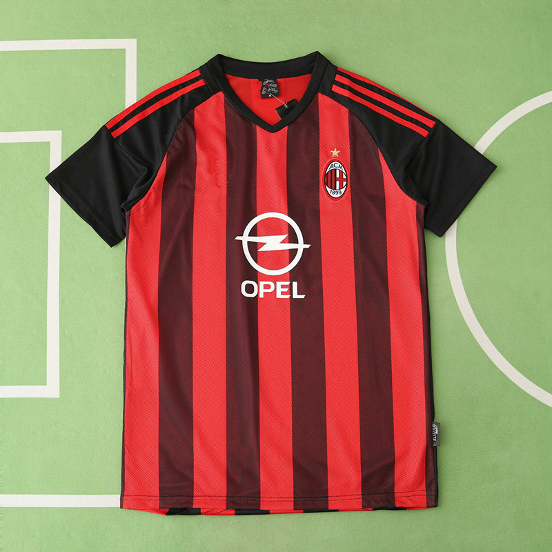 0203 season A.C. Milan home retro Fan version