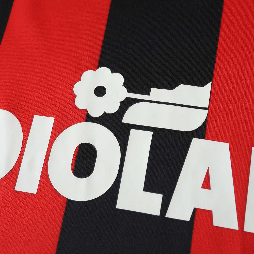 9091 season A.C. Milan home retro Fan version
