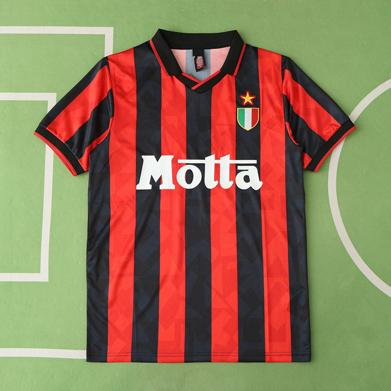 9394 season A.C. Milan home retro Fan version