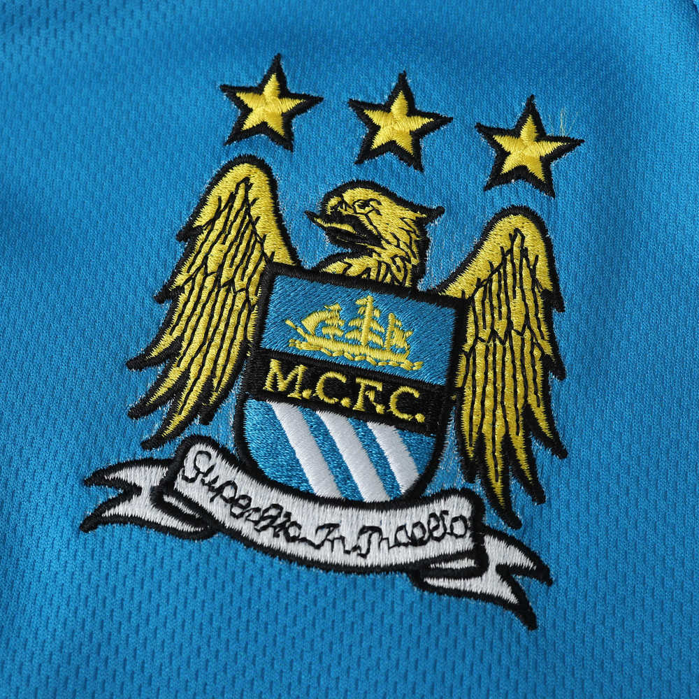 9798 season Manchester City F.C. home retro Fan version