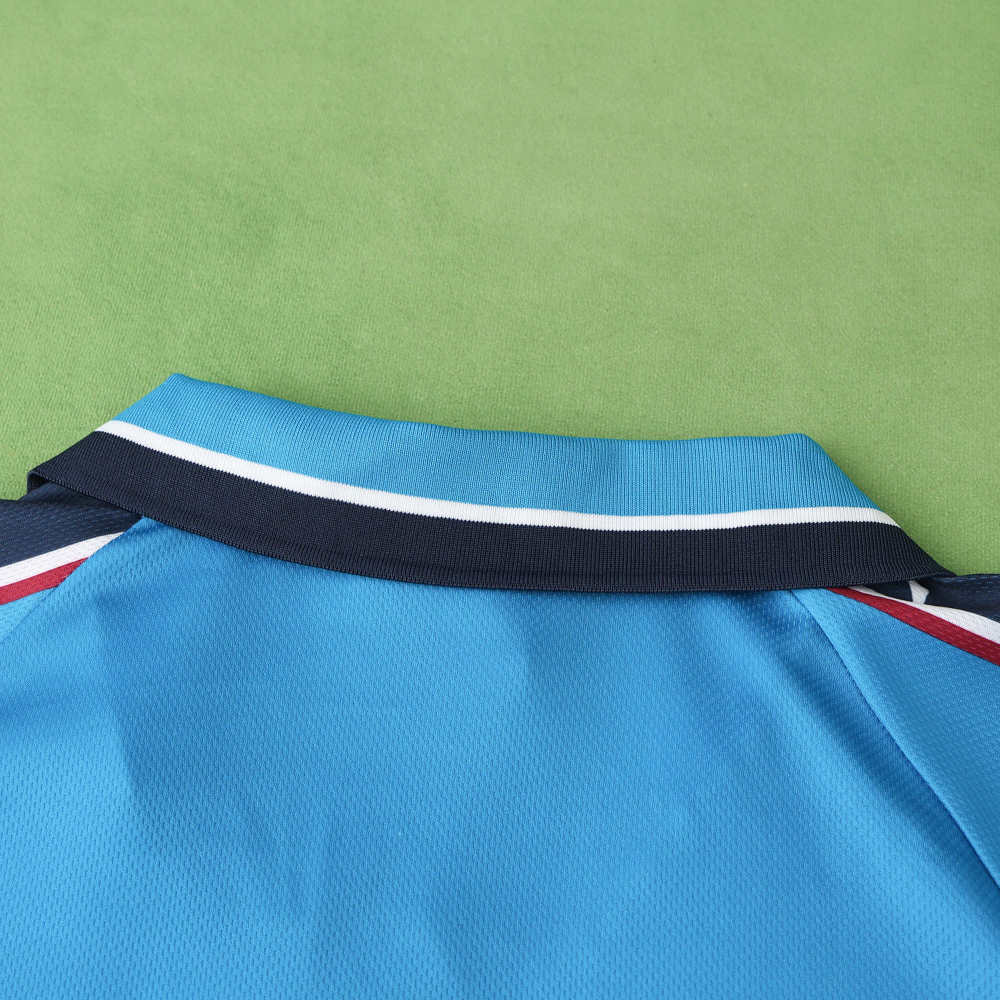 9798 season Manchester City F.C. home retro Fan version