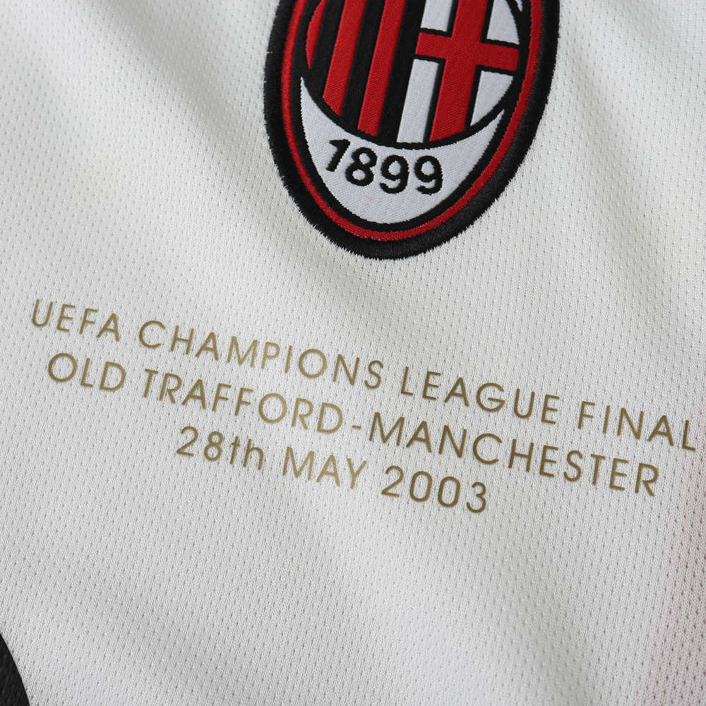 02 season A.C. Milan away retro Fan version