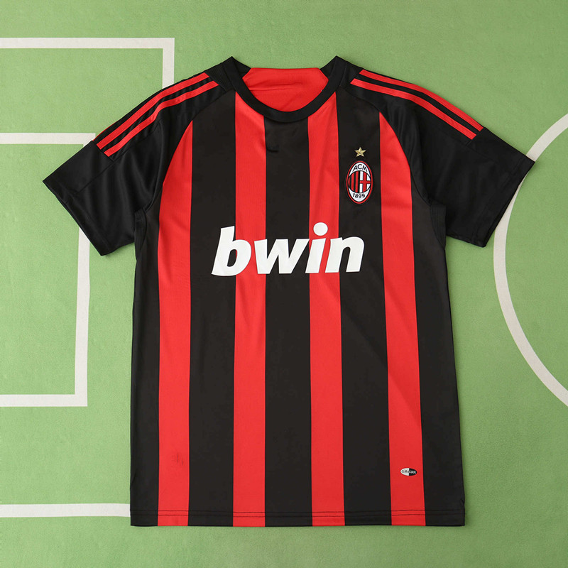 0809 season A.C. Milan home retro Fan version