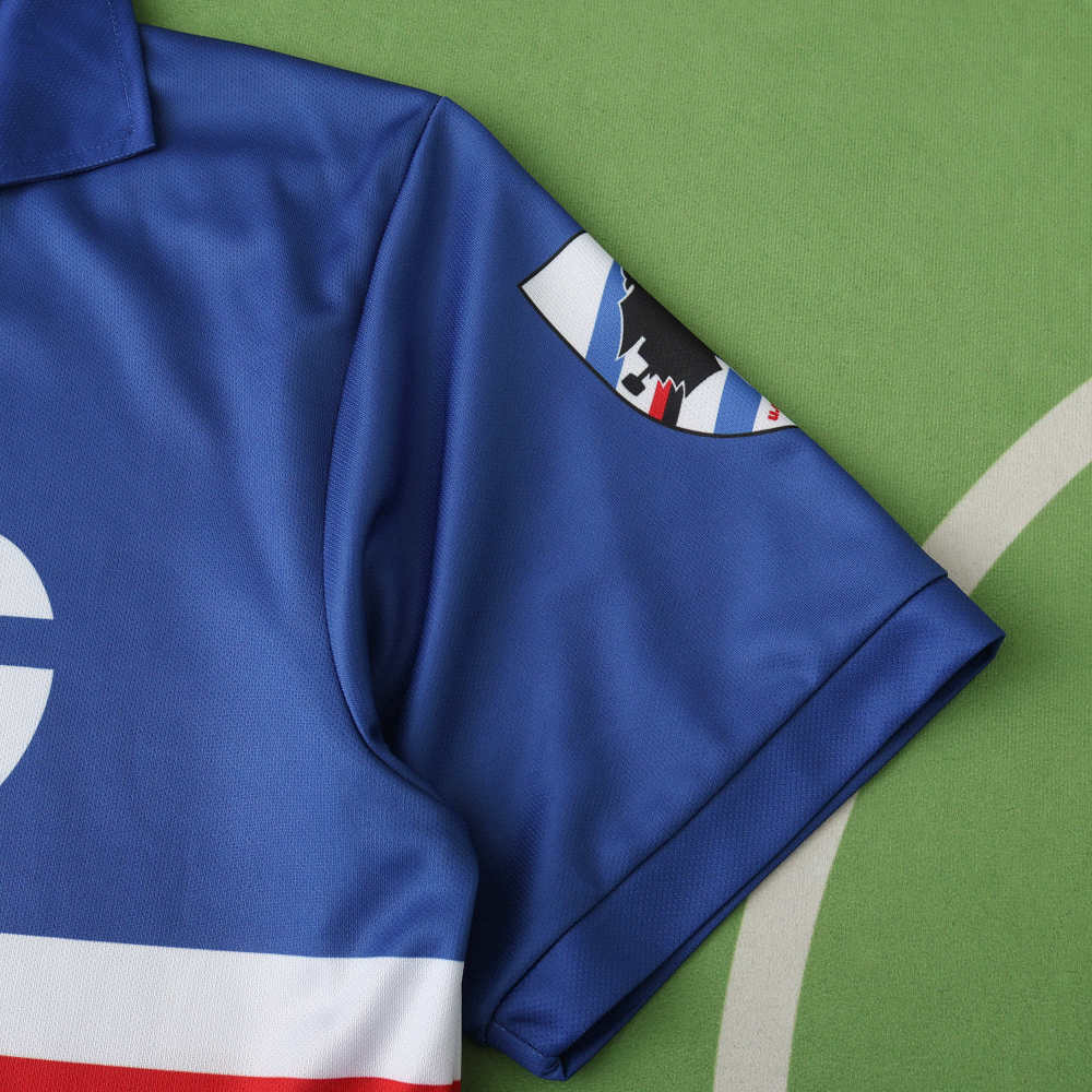 9091 season U.C. Sampdoria home retro Fan version