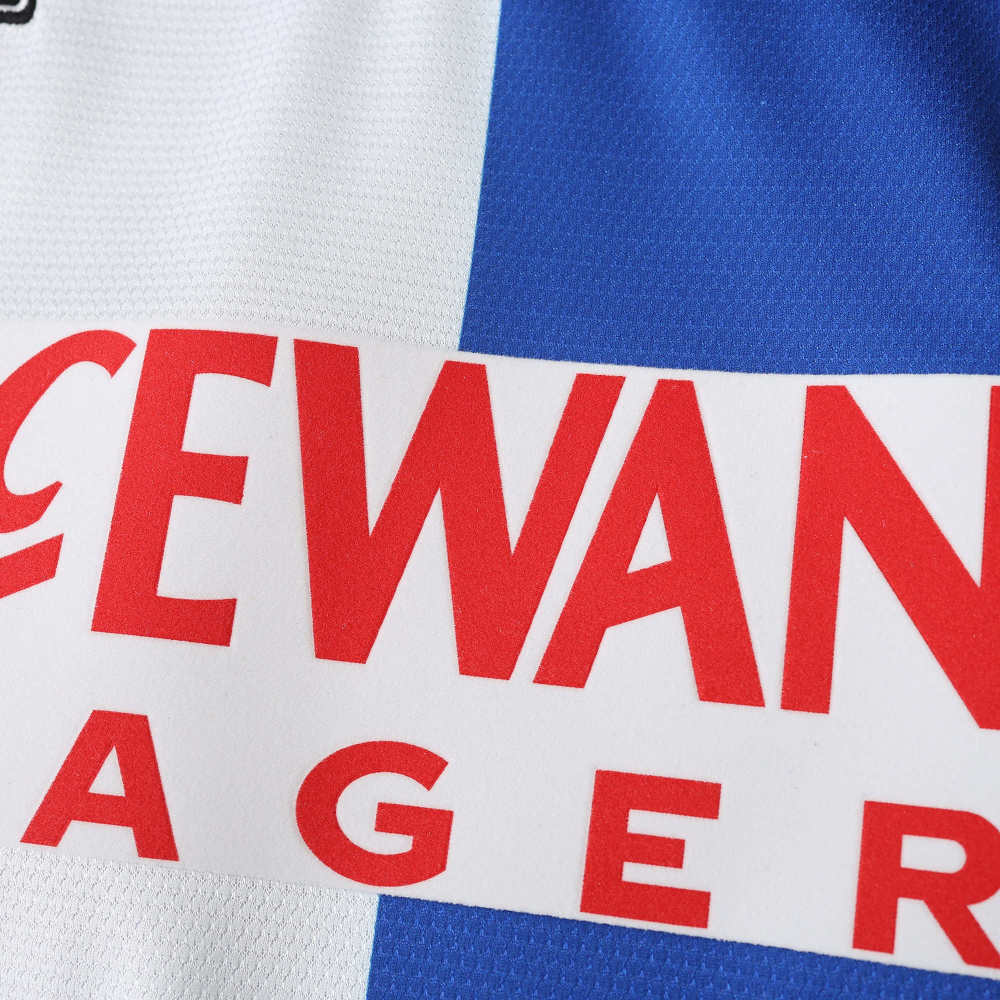 9495 season Blackburn Rovers Football Club home retro Fan version