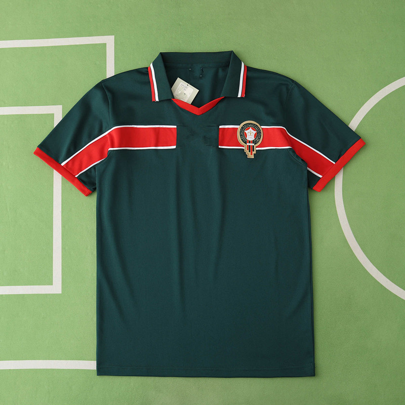 1998 season Morocco home retro Fan version