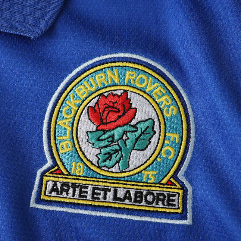 9495 season Blackburn Rovers Football Club home retro Fan version