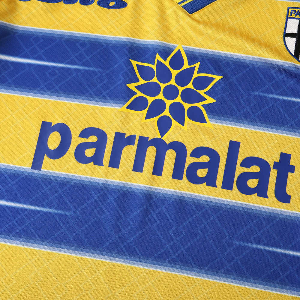 9899 season Parma Calcio 1913 home retro Fan version