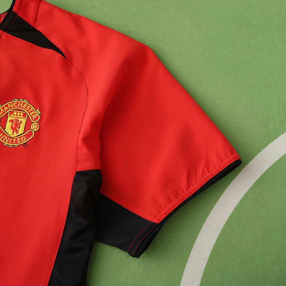 0204 season Manchester United F.C. home retro Fan version