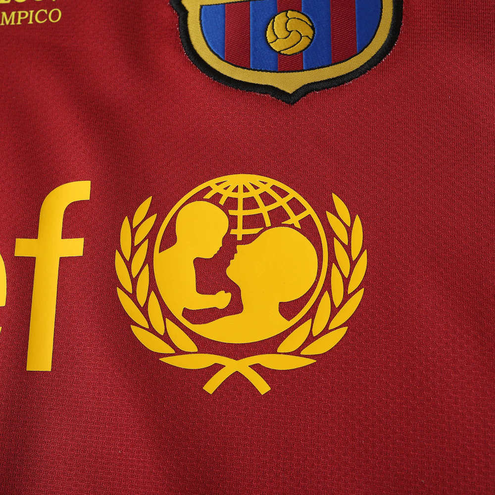 0809 seasonFC Barcelona / Barçaretro home Fan version