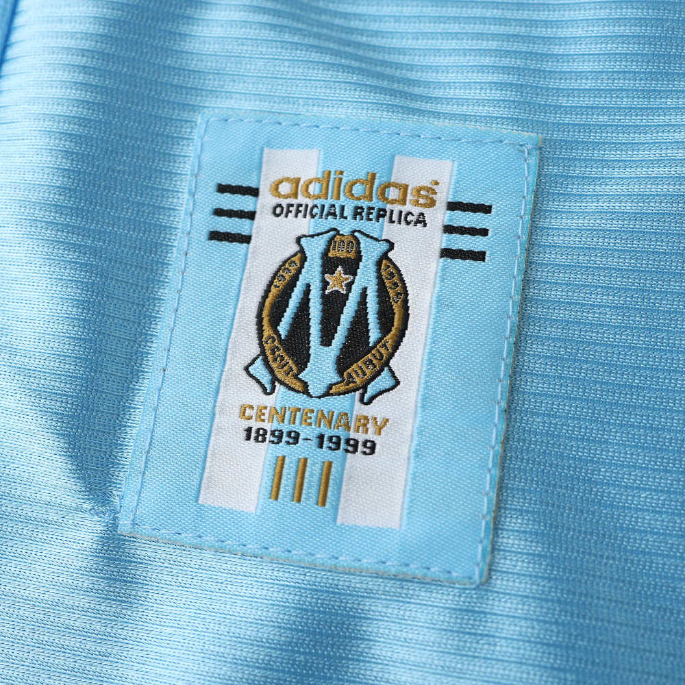 9899 season Olympique away retro Fan version