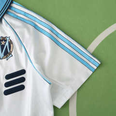 9899 season Olympique home retro Fan version