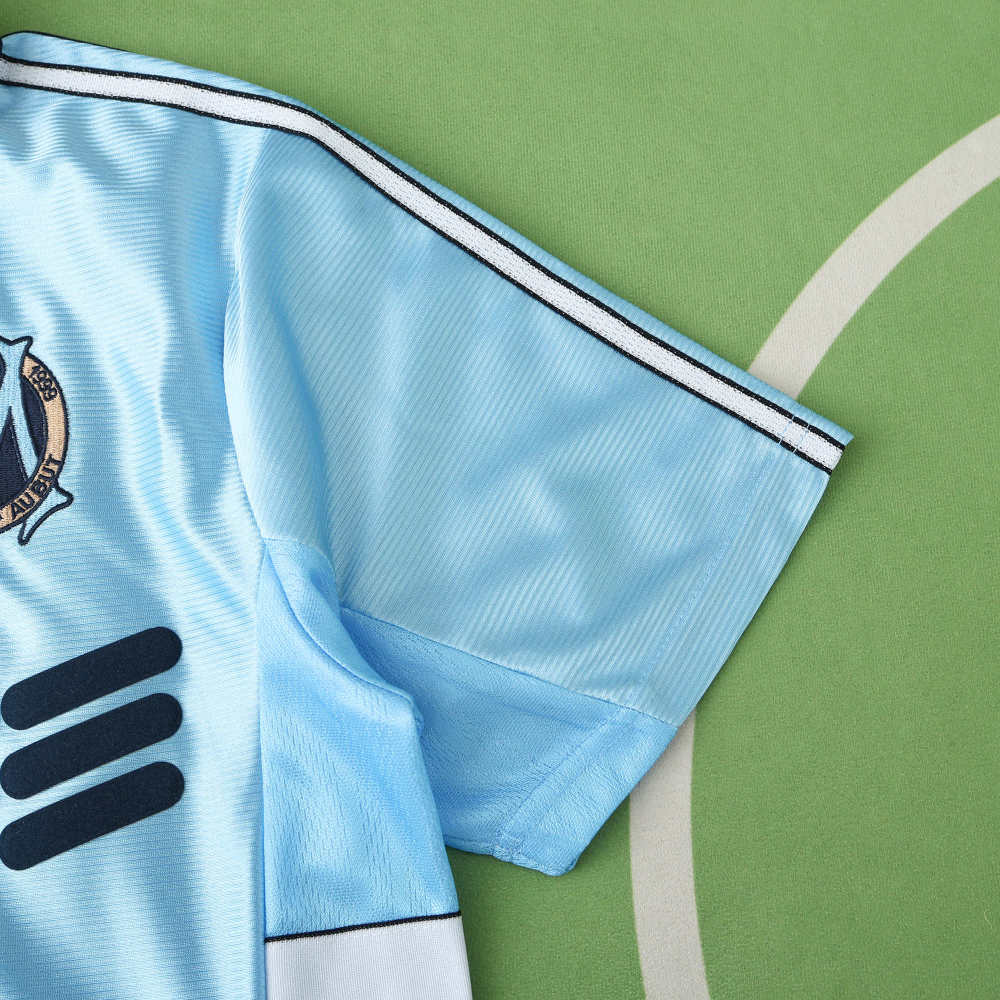 9899 season Olympique away retro Fan version