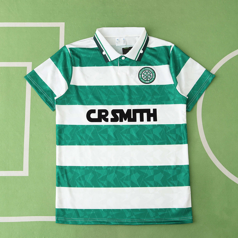 8891 season Celtic FC home retro Fan version