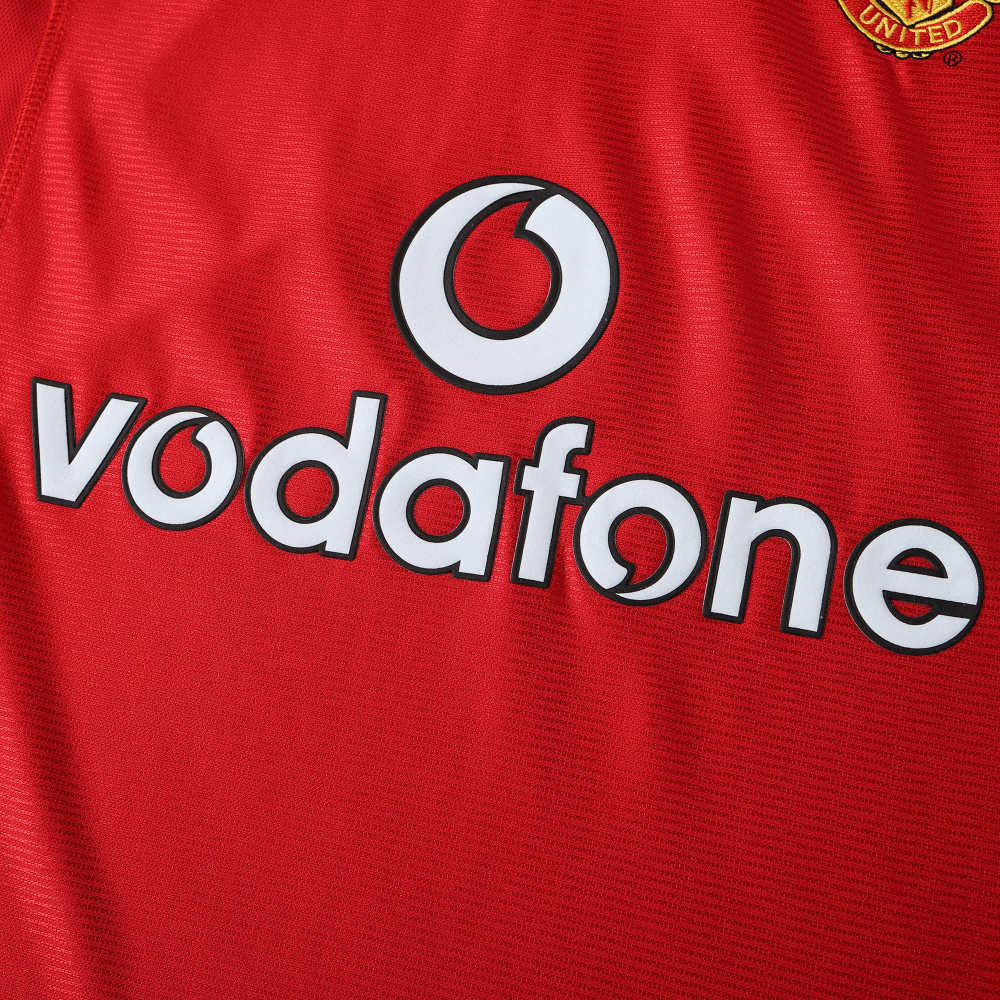 0002 season Manchester United F.C. home retro Fan version