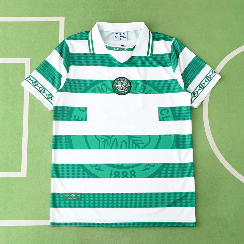 9799 season Celtic FC home retro Fan version