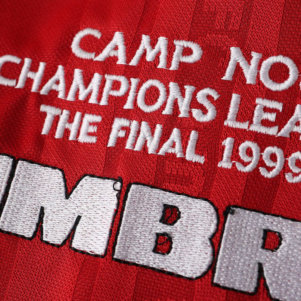 9900 season Manchester United F.C. home retro Fan version