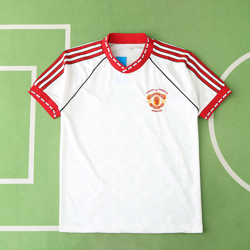 9091 season Manchester United F.C. away retro Fan version