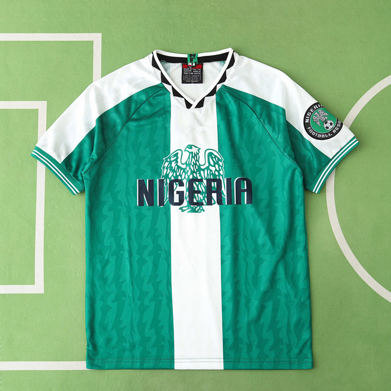 1996 season Nigeria home retro Fan version