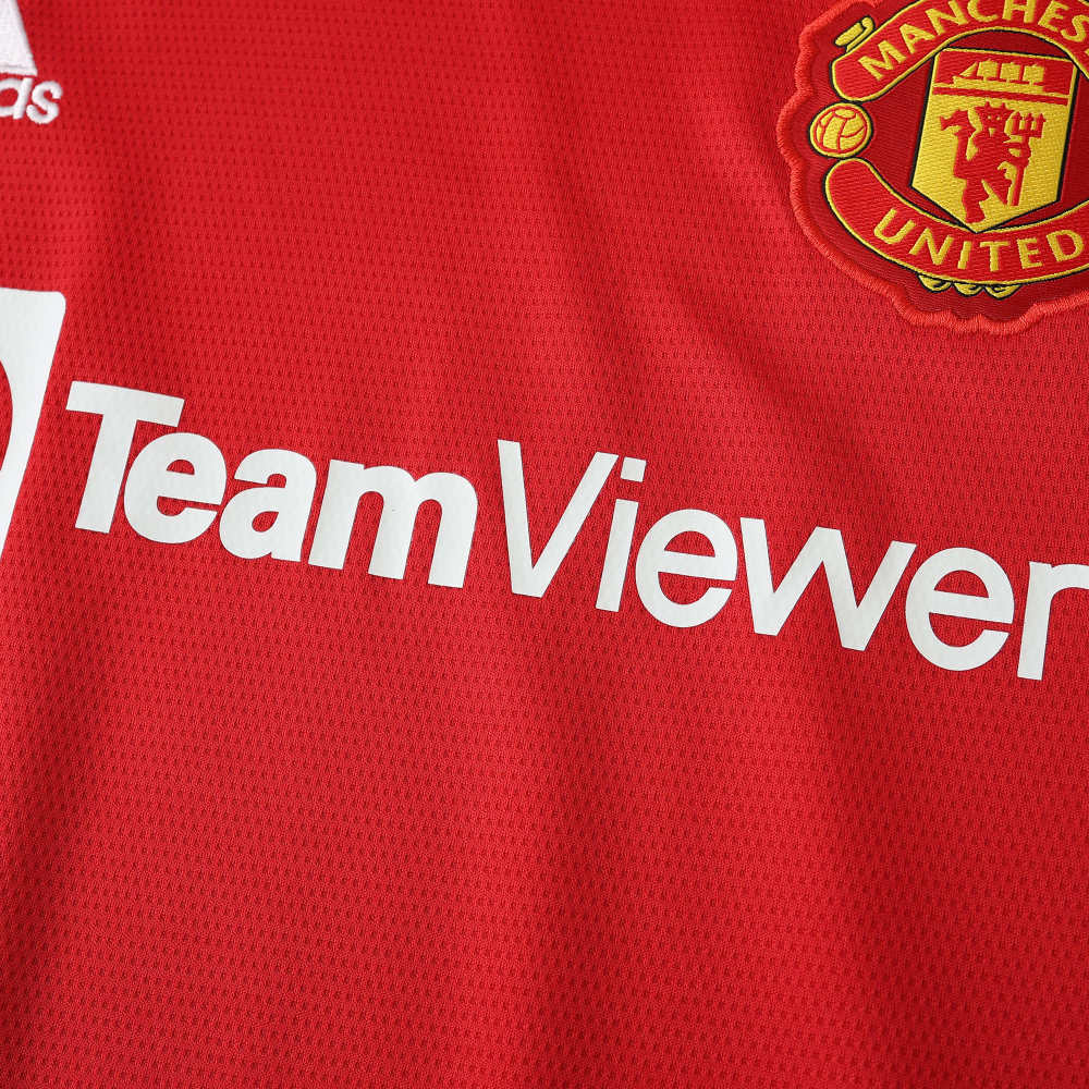 2122 season Manchester United F.C. home retro Fan version