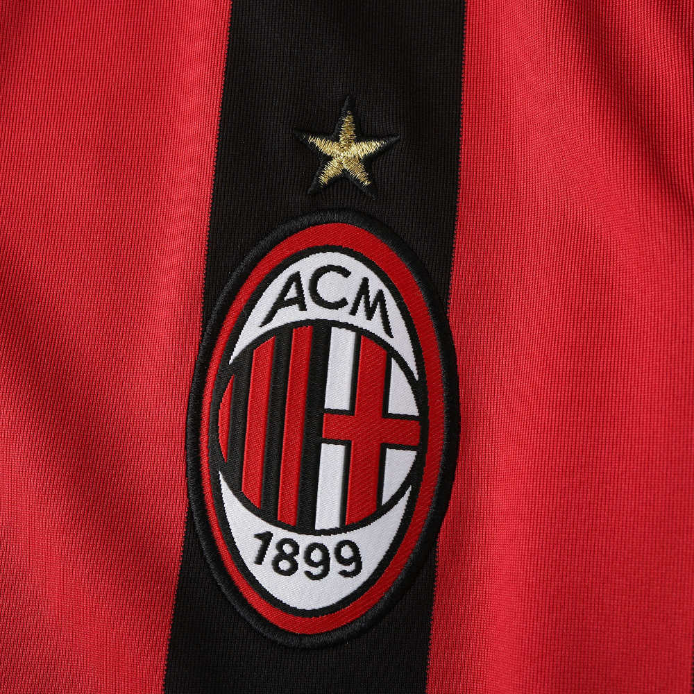 0910 season A.C. Milan home Long sleeve retro Fan version
