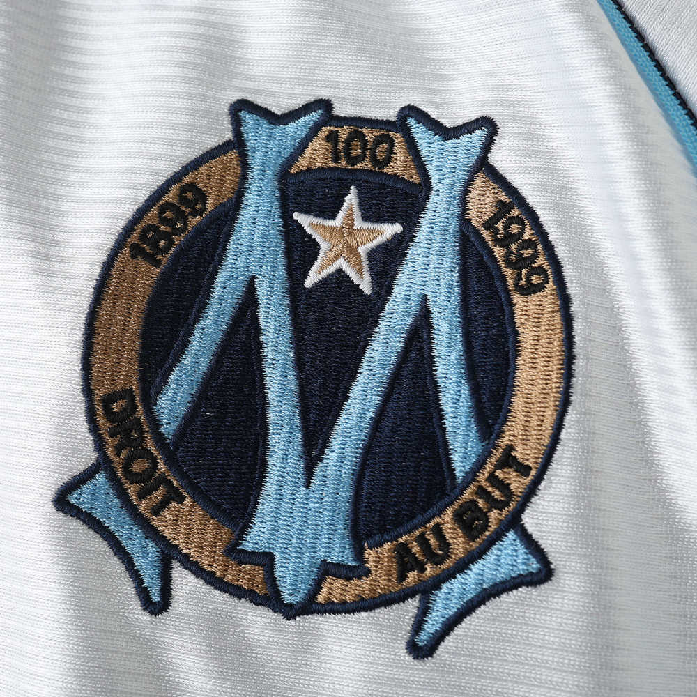 9899 season Olympique home retro Fan version