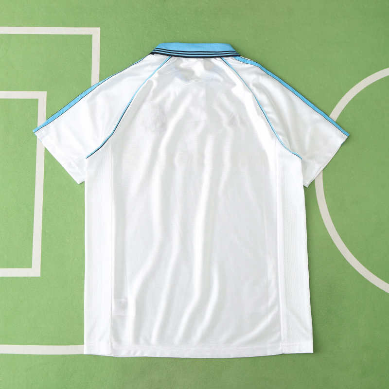 9899 season Olympique home retro Fan version