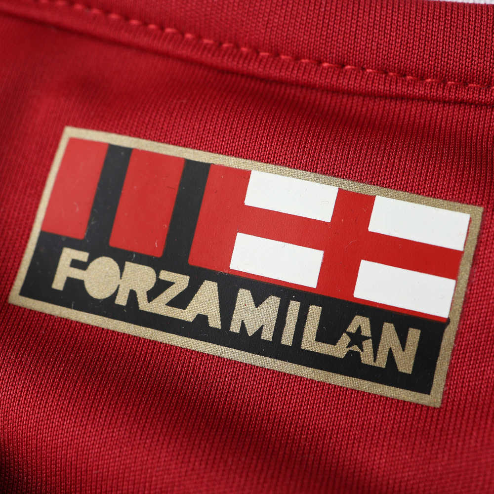 0910 season A.C. Milan home Long sleeve retro Fan version